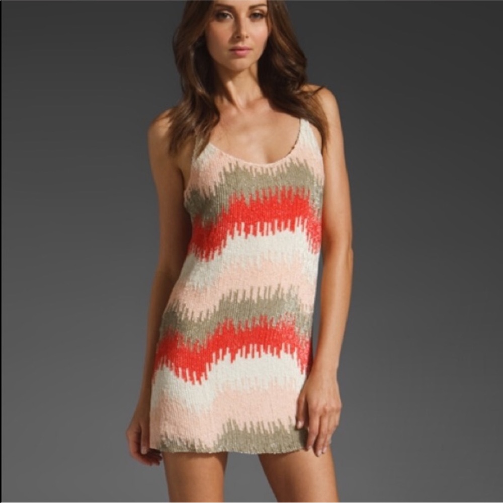 Sexy sequin Parker mini dress sz S, worn 1 time.